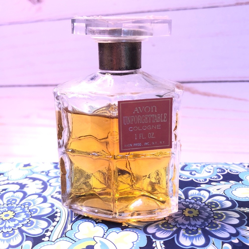 Vintage Avon Unforgettable Cologne Splash 1oz